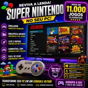 🎮🔥 Super Nintendo No Seu Pc – A Nostalgia Que Você Quer!