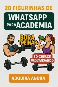 Figurinhas Whats-app Academia + Vídeo Aula De Suporte