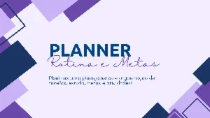 Planner - Rotina e Metas