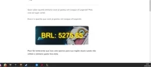 Conta LOL