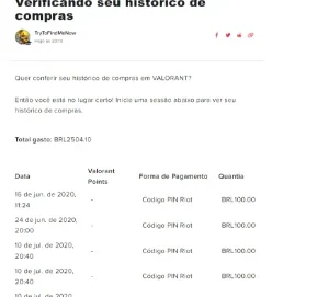 Conta Valorant e League of Legends Raridade