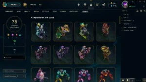 Conta LoL com muitas skins