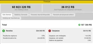 conta managerzone a venda