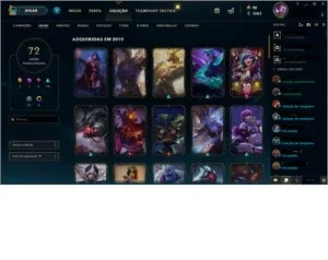 Conta do lol Ouro 2 com skin do heimer invasor marciano