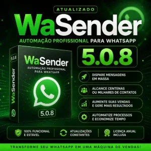 WaSender 5.0.8 PRO (Licença Anual)
