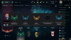 CONTA ESMERALDA 4 lvl 781+ todos os campeões + 161 skins
