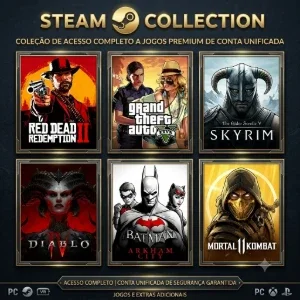 Conta Steam Com Vários Games Caros