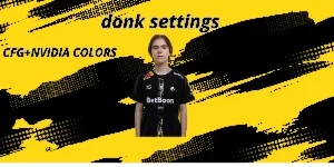 🔥 donk cfg + settings + nvidia colors