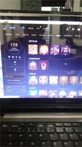 Vendo conta do lol