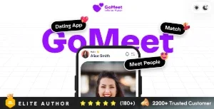 GoMeet v1.4 - Aplicativo móvel completo de namoro social