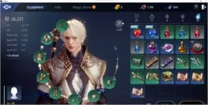 ⛏️ CONTA MIR4 - LV 40 - 26K SERVER EU - LANCEIRO ⛏️