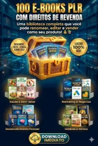 +100 Ebooks Plr Direito Revenda + Brinde