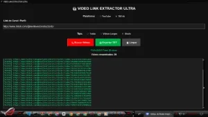 Video Link Extractor Pro—Extraia Todos Os Links De Videos!