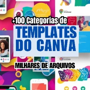 Pack de Templates Editáveis do Canva - Completo