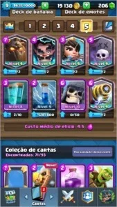 Conta Clash Royale 5 lendarias