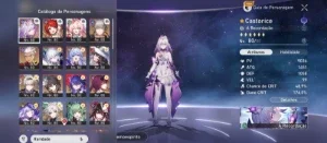 Castorice E2 S1 + 35 Personagens 5 Estrelas Conta End Game