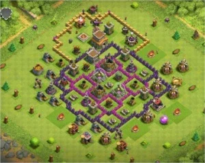 Clash of clans CV 8 mal upado