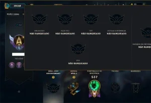 Unranked com TODOS os Champs e 81 Skins ( ADC / SUP / MID )