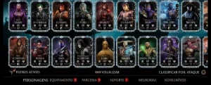 MK Mobile Conta Android Maximizada com Quase Todos os Épicos