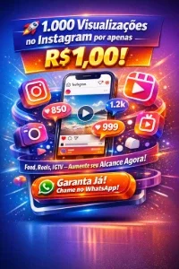 🚀 Aumente seu Alcance no Instagram com 1.000 Visualizações