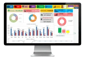 Controle Financeiro Fluxo Caixa 8Mil Planilhas