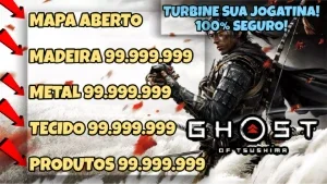 Ghost of Tsushima - Mapa Aberto, Materiais, etc (PS4/PS5)