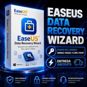 Easeus Data Recovery Wizard - 1 Pc - Original Lifetime!