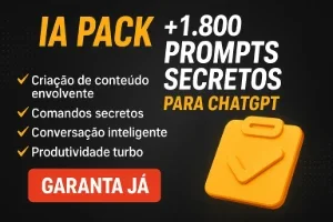 Pack +1.800 Prompts Secretos para ChatGPT-Entrega Automática