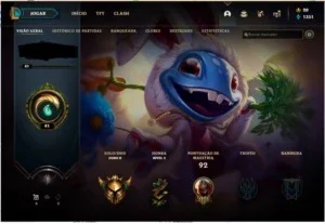 Conta no LOL