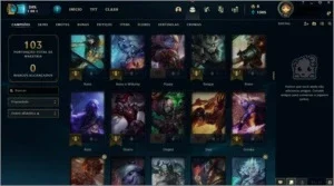 Conta de lol platina IV nível 45