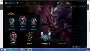 CONTA DIAMANTE 4 TODOS OS CAMPEÕES/ 35k de EA / 54 skins
