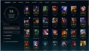 Vendo conta de League of Legends