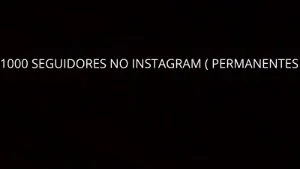 1000 Seguidores Permanentes No Instagram