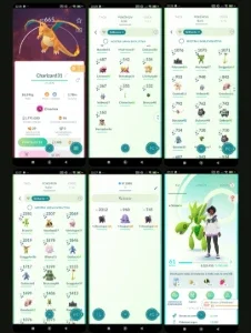 Lv.61 | 31 Shiny | 1.7M Stardust | Charizard Dynamax | F060