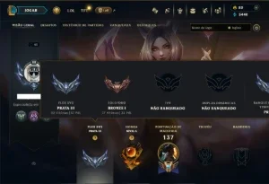 Bronze 1 com 55 Champs e 36 Skins +2 Prestigios