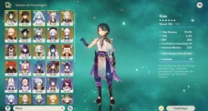 AR60 com 16 personagens 5★ com todos os Arcontes