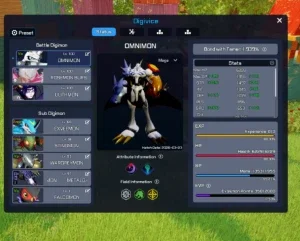 Conta Digimon Super Rumble-Omnimon,Lilithmon e RosemonBurstM