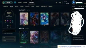 conta de lol