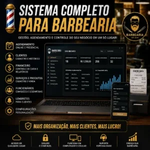 Sistema completo para barbearia