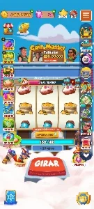 Conta coin master vila 295 varios conjuntos de cartas conclu