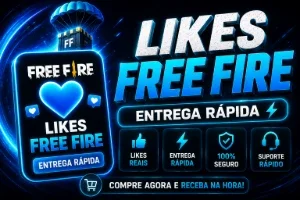 Likes Para Free Fire + Brinde