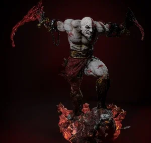 ZEZ Studios Kratos Statue stl 3d