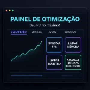 Pacote Premium de Otimização para Jogos e Desempenho