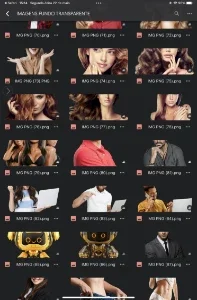 Pacote com mais de 100 fotos PNG