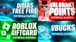 Fornecedor de Valorant Points, Roblox Gift, Dimas e Vbucks
