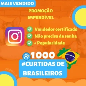 Pack 1K Curtidas Br No Instagram Promoção !!
