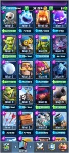 Conta Clash Royale
