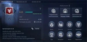 Clã Nível 42 - server SA43