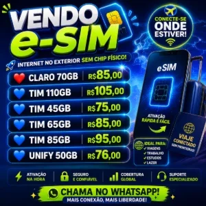 Esim Ja Cadastrado Com Internet E Numero
