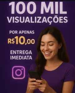 Visualização reels instagram